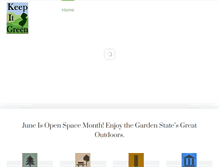 Tablet Screenshot of njkeepitgreen.org